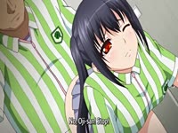 Cute anime girl takes on a big dick